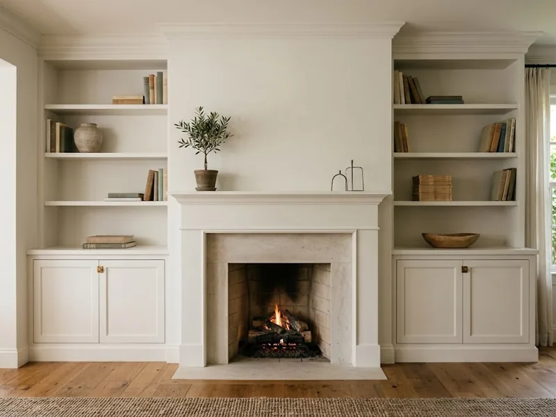 Fireplace Built-In, custom cabinetry in the Magic Valley