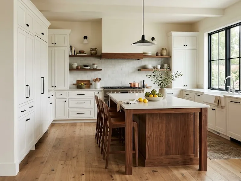 White Shaker Kitchen, custom cabinetry in the Magic Valley